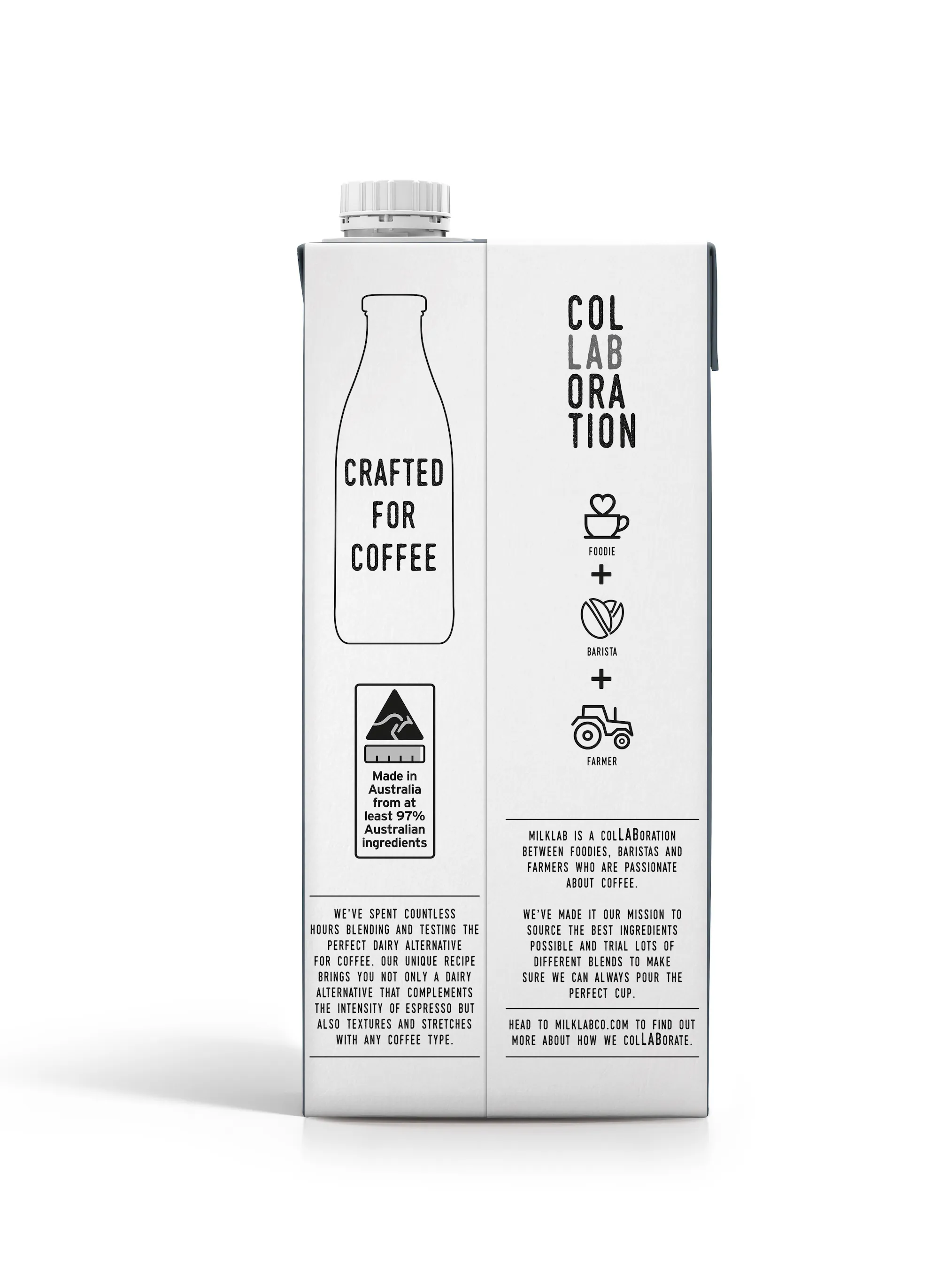 Barista Oat Milk For Coffee, Latte & Espresso | MILKLAB®